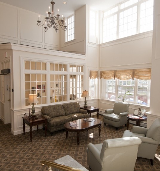 A view of our entrance from the staircase.